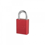 1-1/2" Aluminum Safety Padlock, Red{part} 1-1/2" Aluminum Safety Padlock, Red{part}