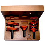 1/2" 3-Piece Entry & Interior Door Router Bit Set{part} 1/2" 3-Piece Entry & Interior Door Router Bit Set{part}
