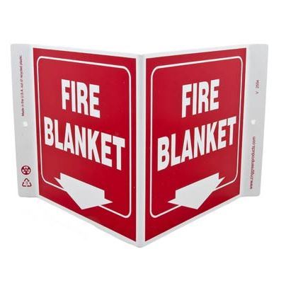 Zing Fire Blanket Sign