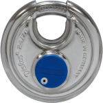24945 SS Shackle Padlock, 0-Bitted, 4 Pin Loaded{part}