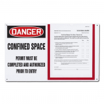 Holder Board "Confined Space - Permit Must Be..."_noscript