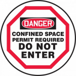 Cover Sign "Do Not Enter - Confined Space Permit..."_noscript