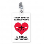 Badge, Thank You for Social Distancing_noscript