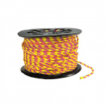 Magenta and Yellow Barricade Rope, Roll of 600'_noscript