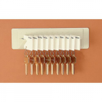 8" x 2-1/4" Key Shelf Rack, 10 Key Capacity{part}