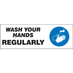 Safety Label "Wash Your Hands Regularly"_noscript