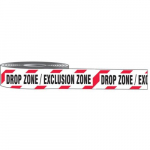 Plastic Barricade Tape "Drop Zone / Exclusion Zone"_noscript