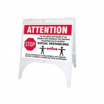 Fold-Ups First Quik Sign "Attention For The Safety"_noscript