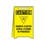 Sign Stand "Remote Piloted Aerial Filming in ..."_noscript