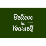 NoTrax Mat "Believe in Yourself", Green_noscript