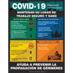 Safety Poster, "COVID-19 Keep the..." 28" x 22"_noscript