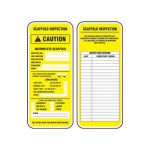 Scaffold Status Safety Tag "Caution..."_noscript