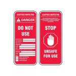 Scaffold Status Safety Tag "Danger..."_noscript
