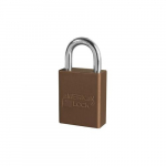 1-1/2" Aluminum Safety Padlock, Brown{part}