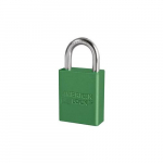 1-1/2" Aluminum Safety Padlock, Green{part}