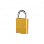 1-1/2" Aluminum Safety Padlock, Yellow{part}