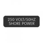 Label "250 Volt 50Hz Shore Power"_noscript