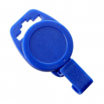 Non-Magnetic Badge Reel with Clip, Blue_noscript