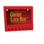 7" x 8" x 2.25" Metal Wall Mounted Lockout Box_noscript