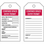 Confined Space, Confined Space Entry Permit, Polyester_noscript