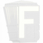 "F" Label, Letter "3" White Gothic Font Quik-Align_noscript