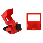 480/600V Red Polypropylene Clamp-On Breaker Lockout_noscript