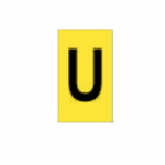 Alphanumeric Sign, "U", Polyester Film, 10 mm x 6 mm_noscript