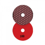 5 x 5/8 Hexagon Dry Pad, 100 Grit_noscript
