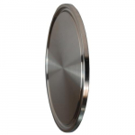 304 Stainless Steel Solid End Cap 3" Tube OD_noscript