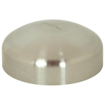 1-1/2" Stainless Steel Unpolished End Cap_noscript