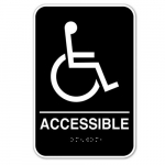 Ada Compliant Sign "Wheelchair Access Symbol"_noscript