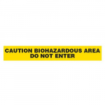 "Caution Biohazardous Area Do Not Enter" Tape_noscript