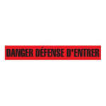"Danger Defense D Entrer" Barricade Tape_noscript