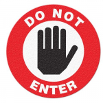 Do Not Enter Floor Sign_noscript