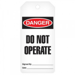 Danger Tag Roll - "Do Not Operate" 3" x 6.25"_noscript