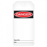 Danger Tag Roll - Blank 3" x 6.25"_noscript