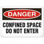 Sign "Danger - Confined Space Do Not Enter"_noscript