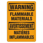 10" x 14" Aluminum Sign "Bilingual Warning..."_noscript