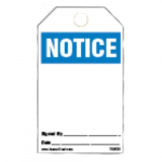 Tag "Notice - Blank", 3.375" x 5.75"_noscript