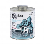 8 oz. Wet Set PVC Cement, Aqua Blue, Dauber in Cap_noscript