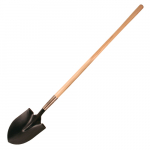 Round Point Shovel with 48" Wood Handle_noscript