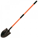 Round Point Shovel with 48" Fiberglass Handle_noscript