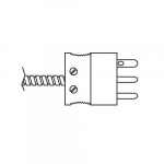 (3-Wire) Standard Size Single Male Plug_noscript