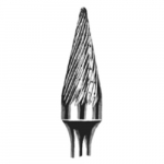 1/2" Carbide Rotary Bur Cone, 7/8" Length_noscript