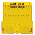 20-Lock Padlock Station, English/Spanish, Unfilled_noscript