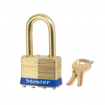 1-3/4" Wide Laminated Brass PT Padlock{part}