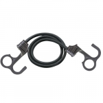 32" Bungee Black Cord with Flat Steel I-Beam Hook{part}