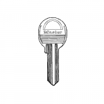 Standard Padlock Key Blank{part}