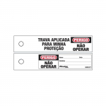 "Do Not Operate" Safety Tag, Portuguese{part}