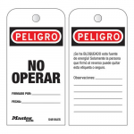 Do Not Operate Boxed Roll of Tags, Spanish_noscript